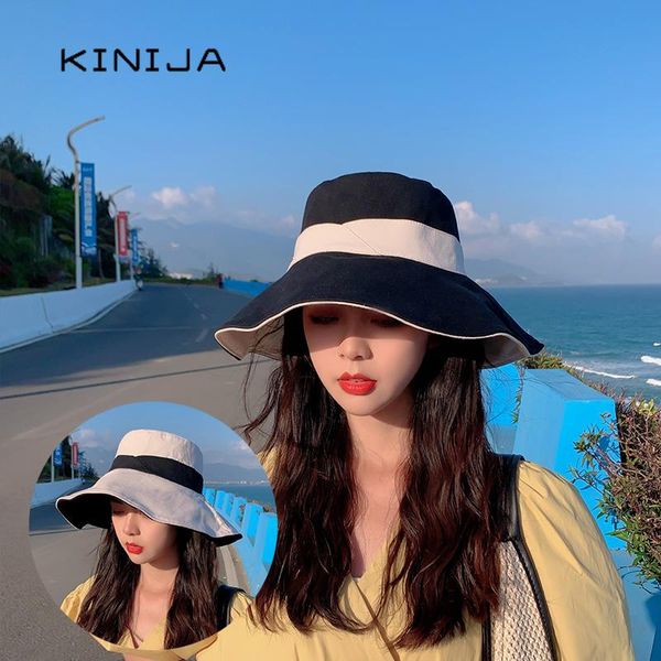 wide brim hats black white solid fluffy bucket hat women summer panama cap beach sun fishing boonie reversible fisherman gorras spring, Blue;gray
wide brim hats black white solid fluffy bucket hat women summer panama cap beach sun fishing boonie reversible fisherman gorras spring, Blue;gray