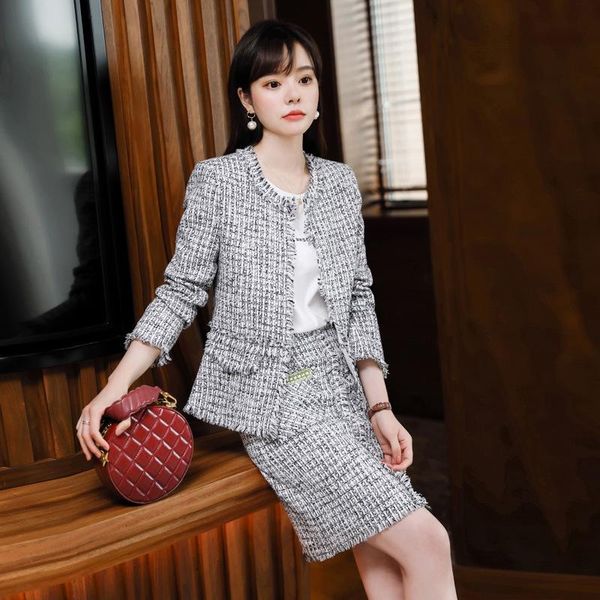 two piece dress izicfly autumn winter gray fashion 2 set women long sleeve skirt suit uniform design elegant business office work wear, White
two piece dress izicfly autumn winter gray fashion 2 set women long sleeve skirt suit uniform design elegant business office work wear, White
