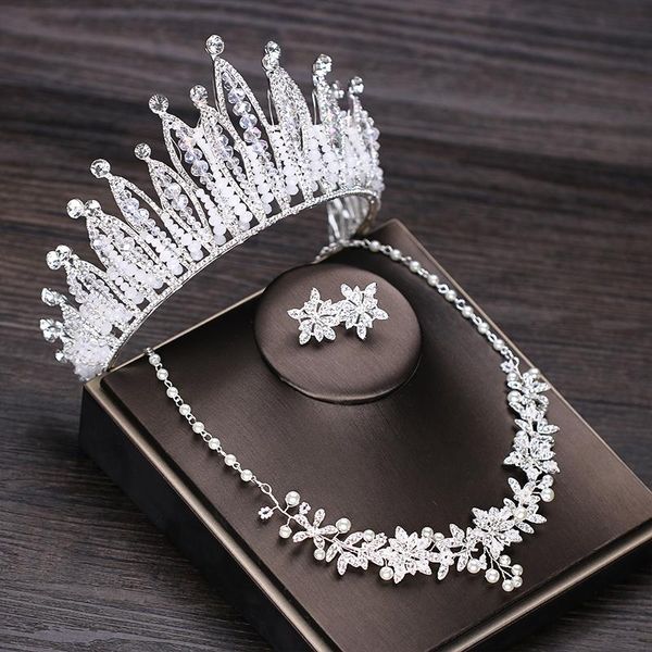 hair clips & barrettes luxury bride crown necklace earrings set rhinestones tiaras handmand crystal beads wedding jewelry acce helh889, Golden;silver
hair clips & barrettes luxury bride crown necklace earrings set rhinestones tiaras handmand crystal beads wedding jewelry acce helh889, Golden;silver