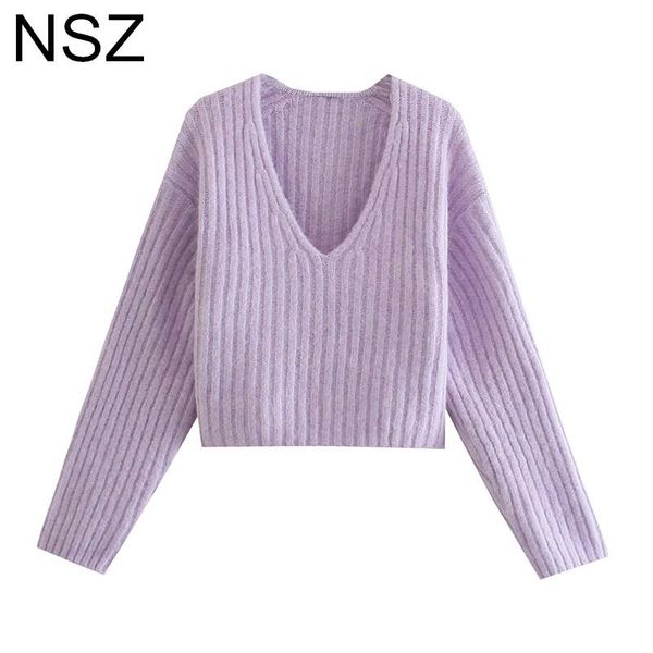 women's sweaters nsz women purple oversized sweater v neck large size crope knit pullover ladies knitwear coat basic jersey fashion jum, White;black
women's sweaters nsz women purple oversized sweater v neck large size crope knit pullover ladies knitwear coat basic jersey fashion jum, White;black