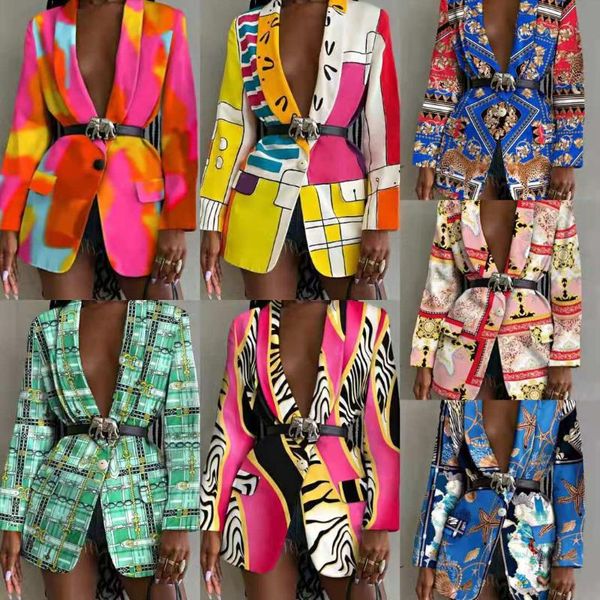 women's suits & blazers kalenmos women fashion print shawl collar waist wide loose woman coats low-cut jacket tie-dye casual streetwear, White;black
women's suits & blazers kalenmos women fashion print shawl collar waist wide loose woman coats low-cut jacket tie-dye casual streetwear, White;black