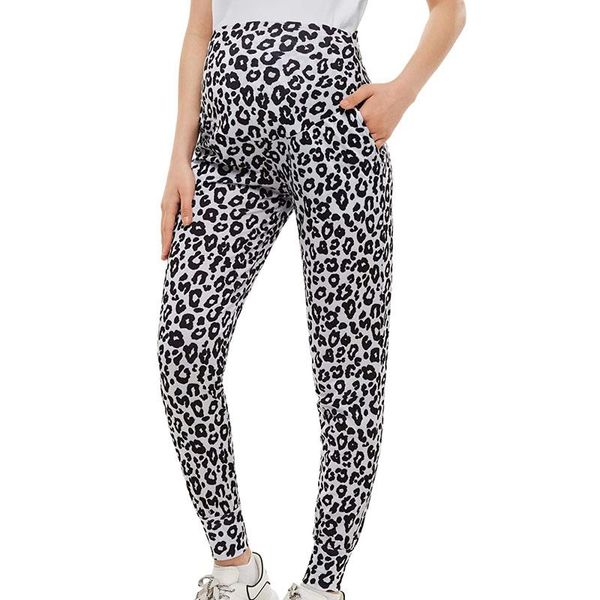 maternity bottoms women's pants stretchy leopard lounge soft jogger drawstring pockets pregnant female casual sweatpants, White
maternity bottoms women's pants stretchy leopard lounge soft jogger drawstring pockets pregnant female casual sweatpants, White