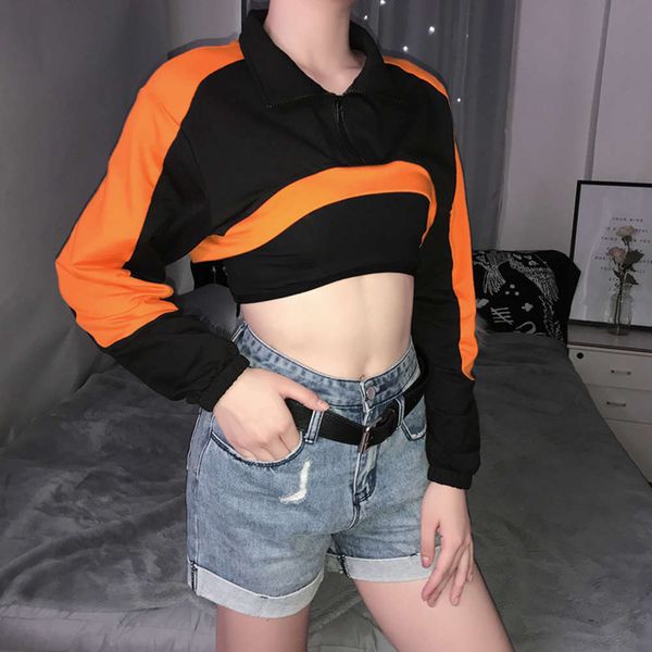 irregular spring in selling 2021 men's color clothing contrast open navel zipper thin sweater long sve blouse, Black;brown
irregular spring in selling 2021 men's color clothing contrast open navel zipper thin sweater long sve blouse, Black;brown