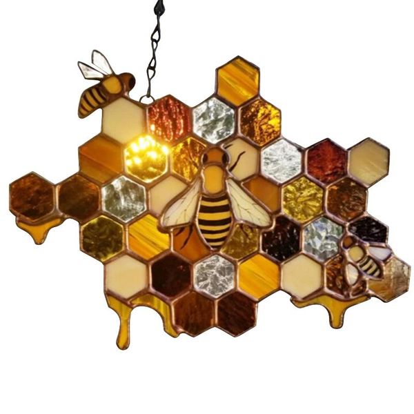 decorative objects & figurines queen bee protect honey suncatcher mosaic handmade home decoration wall art lors889
decorative objects & figurines queen bee protect honey suncatcher mosaic handmade home decoration wall art lors889