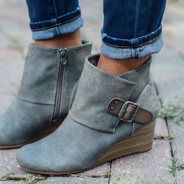 boots 2021 plus size short tube women's autumn and winter belt buckle wedge ladies leather shoet female shoes, Black
boots 2021 plus size short tube women's autumn and winter belt buckle wedge ladies leather shoet female shoes, Black