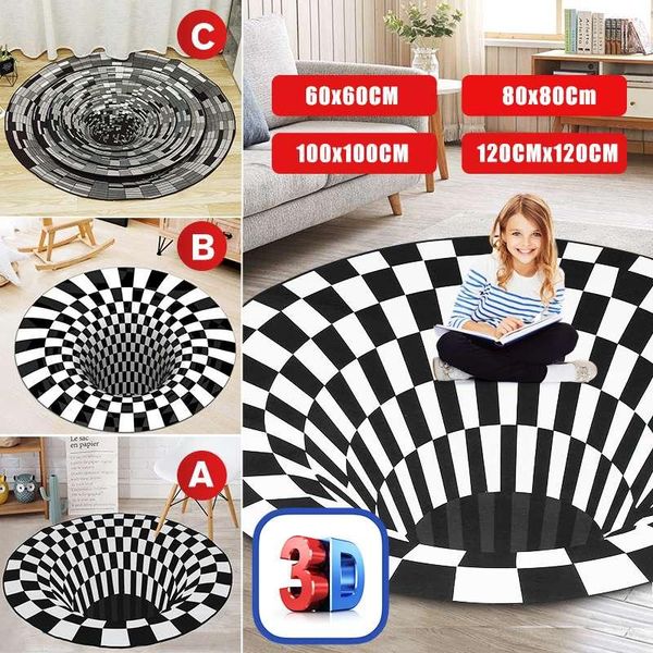 carpets 4 types round 3d visual illusion rug printed area carpet floor pad non-slip doormat for living room blanket home decor
carpets 4 types round 3d visual illusion rug printed area carpet floor pad non-slip doormat for living room blanket home decor