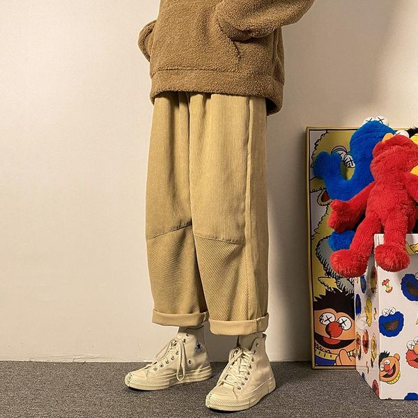 men's pants m-5xl plus size sutumn drawstring elastic waist loose fit wide legs with pocket korean streetwear baggy xxxxxl, Black
men's pants m-5xl plus size sutumn drawstring elastic waist loose fit wide legs with pocket korean streetwear baggy xxxxxl, Black
