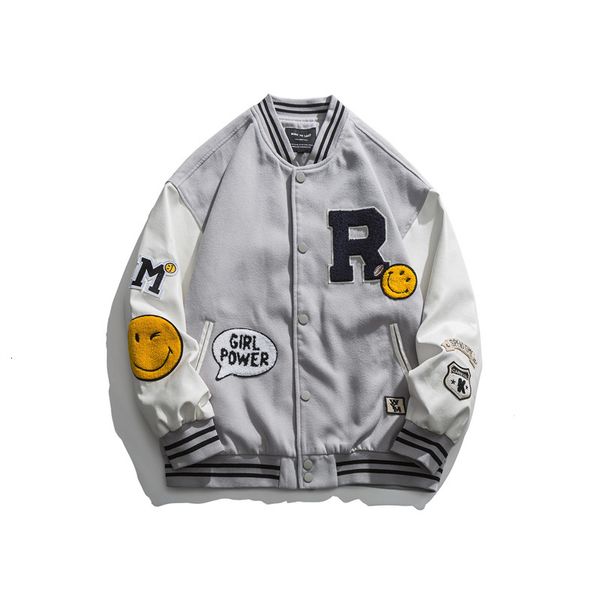 2021 autumn wool flocking baseball suit men's fashion brand fried street hip hop loose couple et, Black;brown
2021 autumn wool flocking baseball suit men's fashion brand fried street hip hop loose couple et, Black;brown