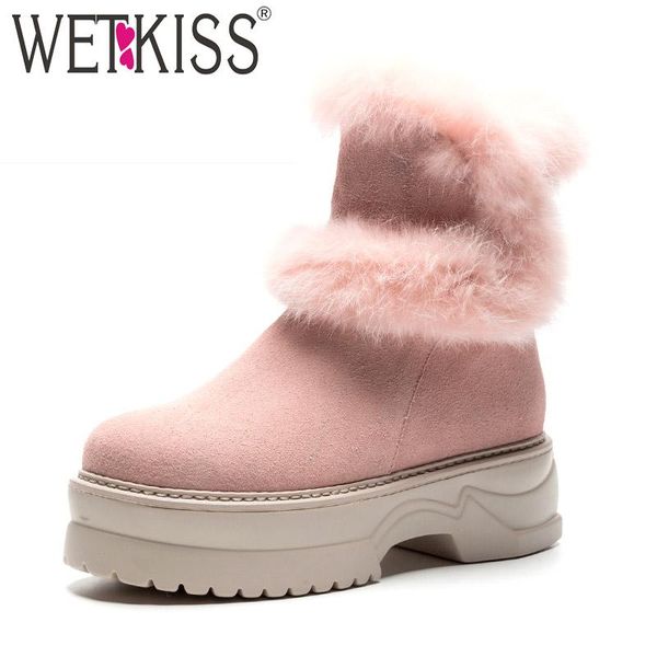 boots wetkiss fur warm women ankle round toe zip footwear cow suede platform female boot casual snow shoes woman winter 2021, Black
boots wetkiss fur warm women ankle round toe zip footwear cow suede platform female boot casual snow shoes woman winter 2021, Black