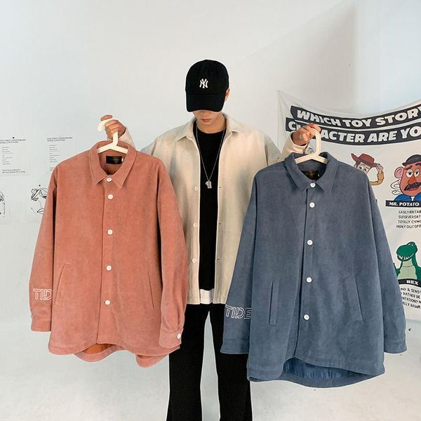 men's jackets hybskr letter graphic oversized shirt jacket korean style autumn fashion streetwear harajuku hip hop male coat outerwea, Black;brown
men's jackets hybskr letter graphic oversized shirt jacket korean style autumn fashion streetwear harajuku hip hop male coat outerwea, Black;brown