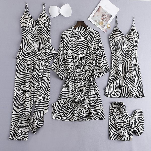 women's 5pc nightgown v-neck pajamas spring to wear house suit from a homewear shirt qs9c, Black;red
women's 5pc nightgown v-neck pajamas spring to wear house suit from a homewear shirt qs9c, Black;red