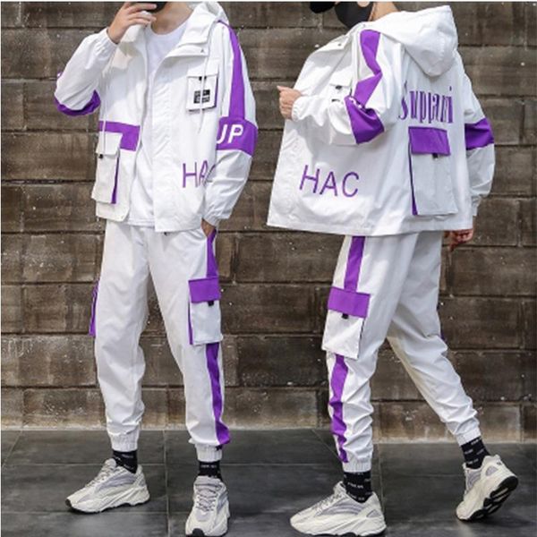 men's tracksuits tracksuit spring autumn 2pc sweatshirt +sweatpants 2021 men fashion set patchwork slim fit sweat suits, Gray
men's tracksuits tracksuit spring autumn 2pc sweatshirt +sweatpants 2021 men fashion set patchwork slim fit sweat suits, Gray