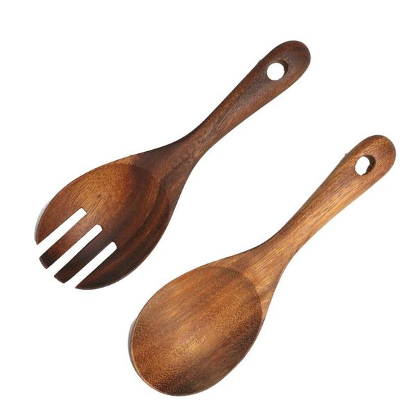 spoons 2pcs kitchen natural wooden spoon set salad dinner serving server wood fork cutlery cooking tools
spoons 2pcs kitchen natural wooden spoon set salad dinner serving server wood fork cutlery cooking tools