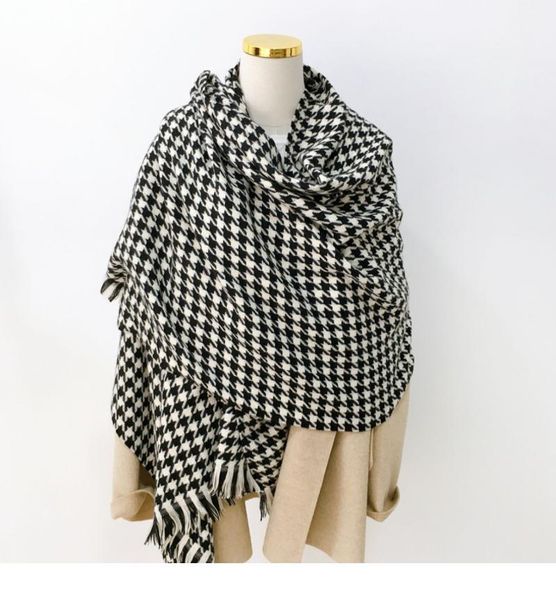 scarves 2021 autumn/winter houndstooth warm cashmere scarf women fashion joker british couple shawl, Blue;gray
scarves 2021 autumn/winter houndstooth warm cashmere scarf women fashion joker british couple shawl, Blue;gray
