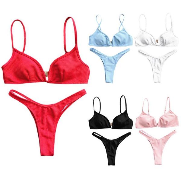 2021 new women bikini set solid color push-up brazilian swimsuit high cut beachwear
2021 new women bikini set solid color push-up brazilian swimsuit high cut beachwear