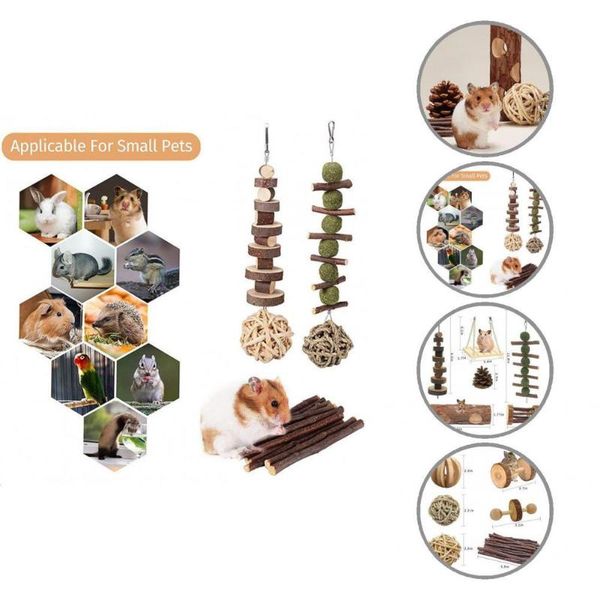 small animal supplies amusing molar toy long lifespan wood hamster pinecone set 12pcs/set
small animal supplies amusing molar toy long lifespan wood hamster pinecone set 12pcs/set