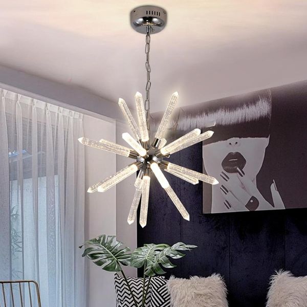 aesthetic crystal dining pendant lights chrome metal led pendant lamp restaurant decor ceiling haging light living room fixuture
aesthetic crystal dining pendant lights chrome metal led pendant lamp restaurant decor ceiling haging light living room fixuture