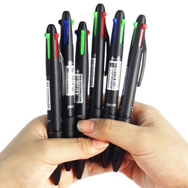 1pc 0.7mm multicolor ink roller ball ballpoint pen retractable press button automatic pens student stationery office supplies, Blue;orange
1pc 0.7mm multicolor ink roller ball ballpoint pen retractable press button automatic pens student stationery office supplies, Blue;orange