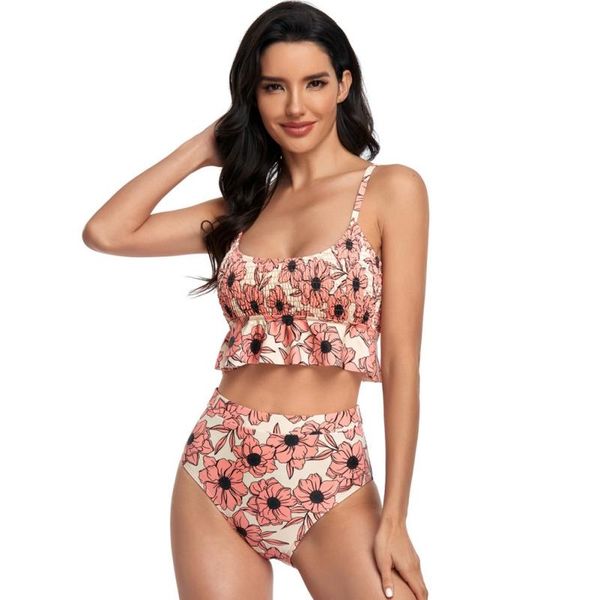 one-piece suits 2021 floral printed high waist two pieces women bikini set swimsuit ladies beachwear swimwear bather bathing suit
one-piece suits 2021 floral printed high waist two pieces women bikini set swimsuit ladies beachwear swimwear bather bathing suit