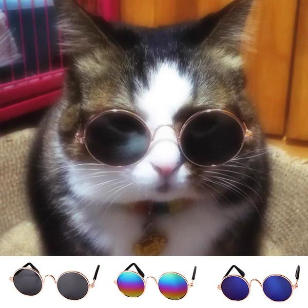 dog apparel pet glasses cute retro round cat sunglasses reflective for small dogs and cats po props accessories
dog apparel pet glasses cute retro round cat sunglasses reflective for small dogs and cats po props accessories