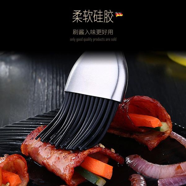 tools & accessories high temperature resistant silicone brush barbecue oil baking seasoning kitchen 304 stainless steel
tools & accessories high temperature resistant silicone brush barbecue oil baking seasoning kitchen 304 stainless steel