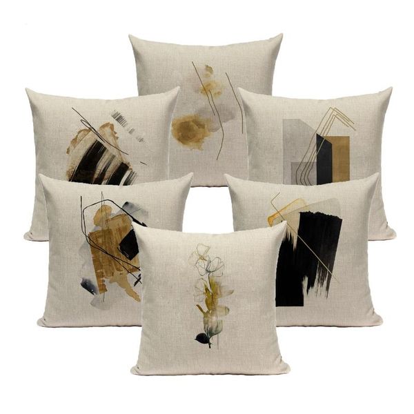 cushion/decorative pillow abstract art linen throw pillowcase cushion cover 45*45 40*40 yellow home decor for sofa bed decorative case
cushion/decorative pillow abstract art linen throw pillowcase cushion cover 45*45 40*40 yellow home decor for sofa bed decorative case