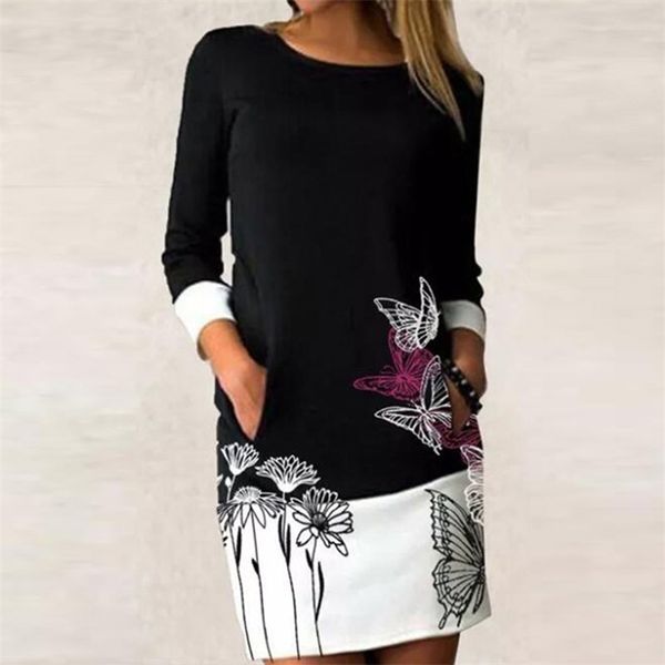 autumn women elegant floral print patchwork dress casual long sleeve straight dresses female long sleeve loose vintage vestidos, Black;gray
autumn women elegant floral print patchwork dress casual long sleeve straight dresses female long sleeve loose vintage vestidos, Black;gray