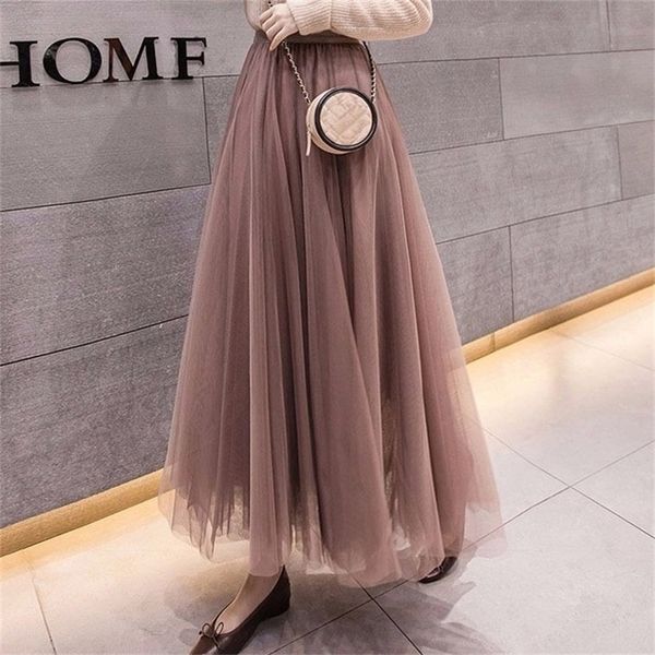 summer tulle skirts womens midi pleated skirts black tulle skirt women spring fashion elastic high waist mesh tutu skirts 210310
summer tulle skirts womens midi pleated skirts black tulle skirt women spring fashion elastic high waist mesh tutu skirts 210310