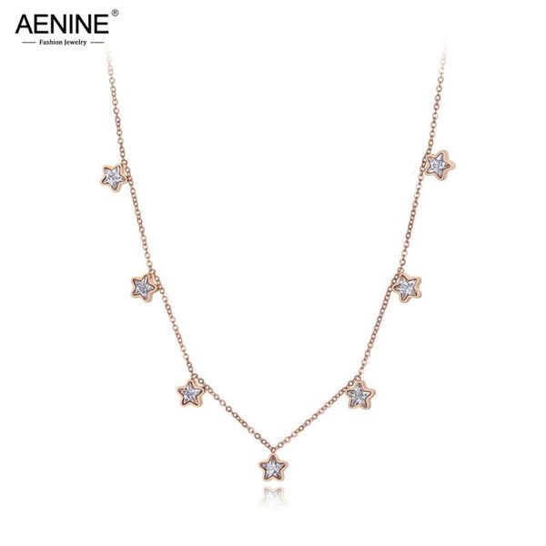 chokers aenine trendy bohemia stainless steel cz crystal love star choker necklaces for women girl chic charm pendant necklace an19204, Golden;silver
chokers aenine trendy bohemia stainless steel cz crystal love star choker necklaces for women girl chic charm pendant necklace an19204, Golden;silver