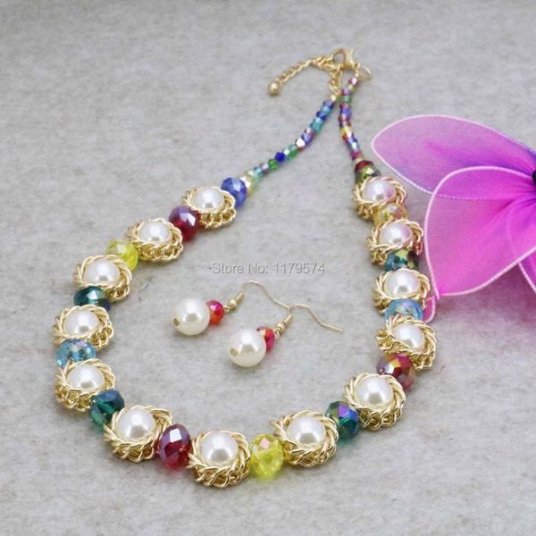 earrings & necklace shining accessories chain glass crystal beads necklaces&earrings sets women girls christmas gifts 18inch jewelry making, Silver
earrings & necklace shining accessories chain glass crystal beads necklaces&earrings sets women girls christmas gifts 18inch jewelry making, Silver