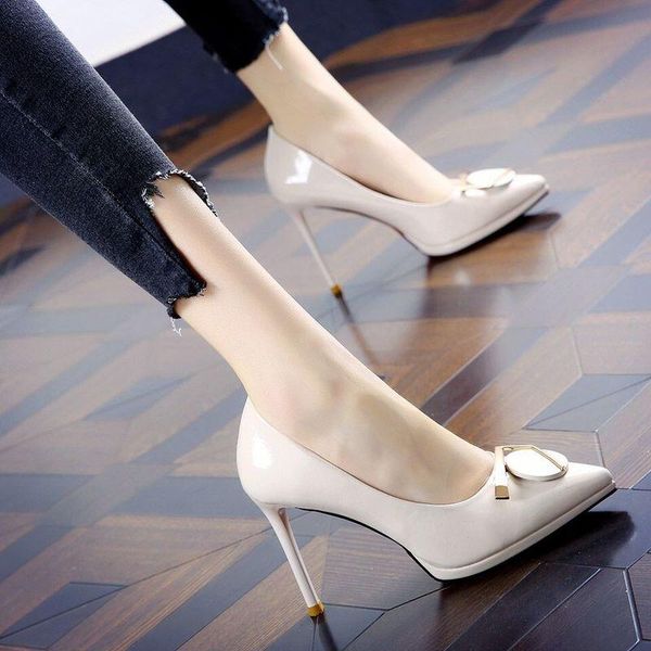 dress shoes 2021 women high heels leather sweet pumps show thin shallow lady office pointed toe heel party woman, Black
dress shoes 2021 women high heels leather sweet pumps show thin shallow lady office pointed toe heel party woman, Black