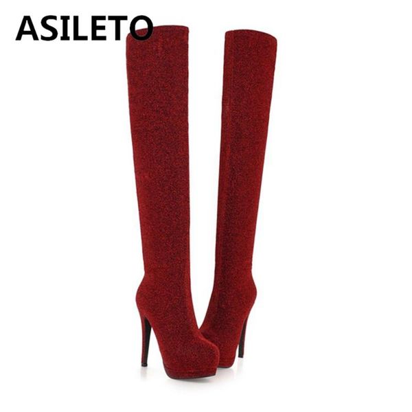 boots asileto 2021 high heels stiletto over knee platform elastic sock glitter fabric party silver big size 43 s2486, Black
boots asileto 2021 high heels stiletto over knee platform elastic sock glitter fabric party silver big size 43 s2486, Black