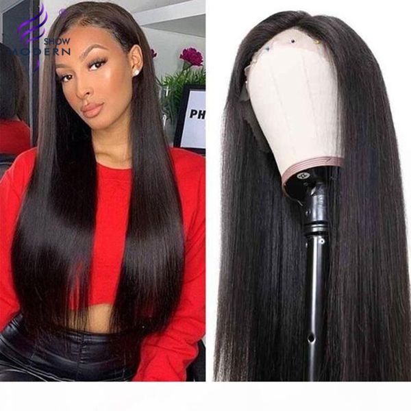 modern show 13x4 lace front human hair wigs brazilian straight hair wig for black women pre plucked150% density remy, Black;brown
modern show 13x4 lace front human hair wigs brazilian straight hair wig for black women pre plucked150% density remy, Black;brown
