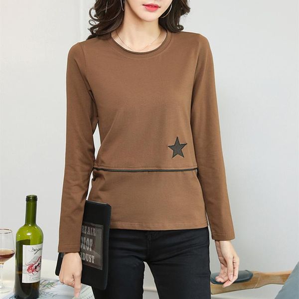 women's blouses & shirts 2021 blusas long sleeve o-neck slim lady shirt solid cotton female autumn spring large size, White
women's blouses & shirts 2021 blusas long sleeve o-neck slim lady shirt solid cotton female autumn spring large size, White