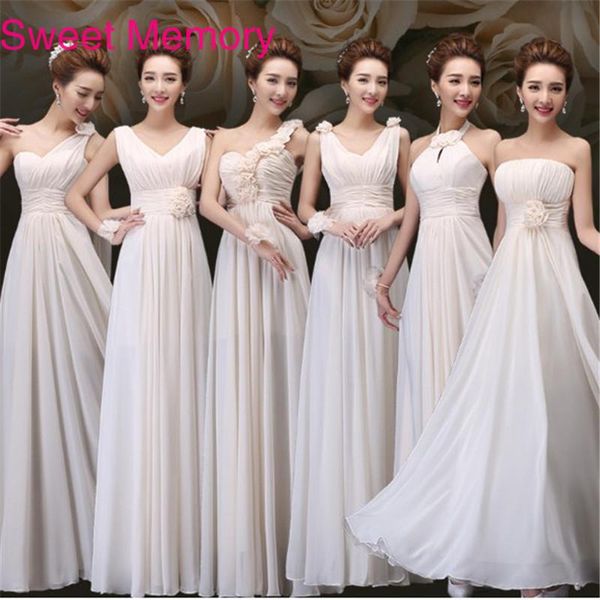 bridesmaid dress h050 women light blue champagne white red long chiffon dresses summer autumn wedding party sweet memory, White;pink
bridesmaid dress h050 women light blue champagne white red long chiffon dresses summer autumn wedding party sweet memory, White;pink