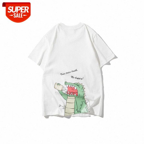 summer t-shirt japanese back crocodile medicine printing loose casual fashion short-sleeved men #sy1c, White;black
summer t-shirt japanese back crocodile medicine printing loose casual fashion short-sleeved men #sy1c, White;black
