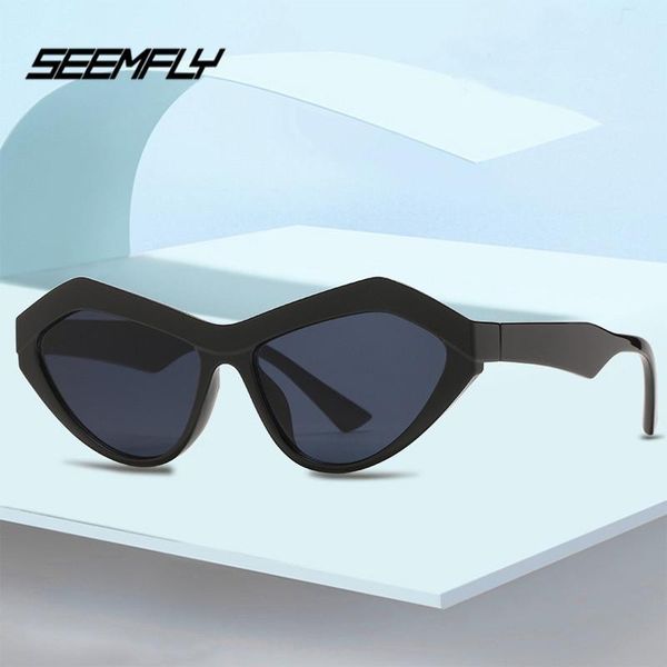 sunglasses seemfly vintage fashion cat eye female irregular candy color sun glasses outdoor traveling shades eyewear uv400, White;black
sunglasses seemfly vintage fashion cat eye female irregular candy color sun glasses outdoor traveling shades eyewear uv400, White;black