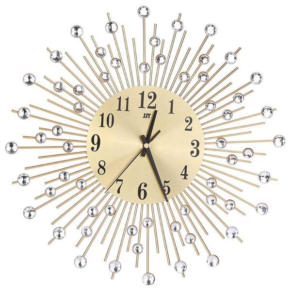 wall clocks clock diamonds decorative round metal living room decor quiet quartz modern minimalist clocks(gold)
wall clocks clock diamonds decorative round metal living room decor quiet quartz modern minimalist clocks(gold)