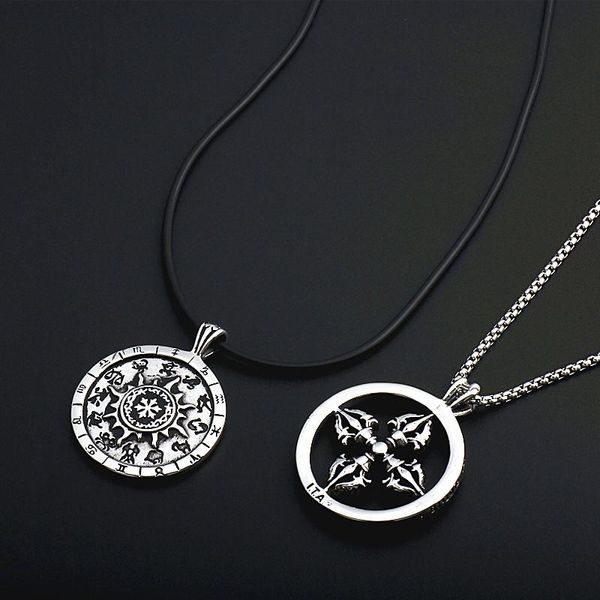 pendants punk retro northern europe stainless steel pendant necklace lover jewelry for men boyfriend fashion gifts, Black
pendants punk retro northern europe stainless steel pendant necklace lover jewelry for men boyfriend fashion gifts, Black