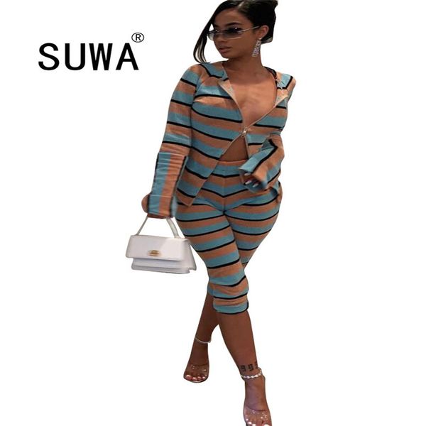 color match two piece sets women streetwear workout turtleneck zipper and bandage pants active casual tracksuits 210525, White
color match two piece sets women streetwear workout turtleneck zipper and bandage pants active casual tracksuits 210525, White