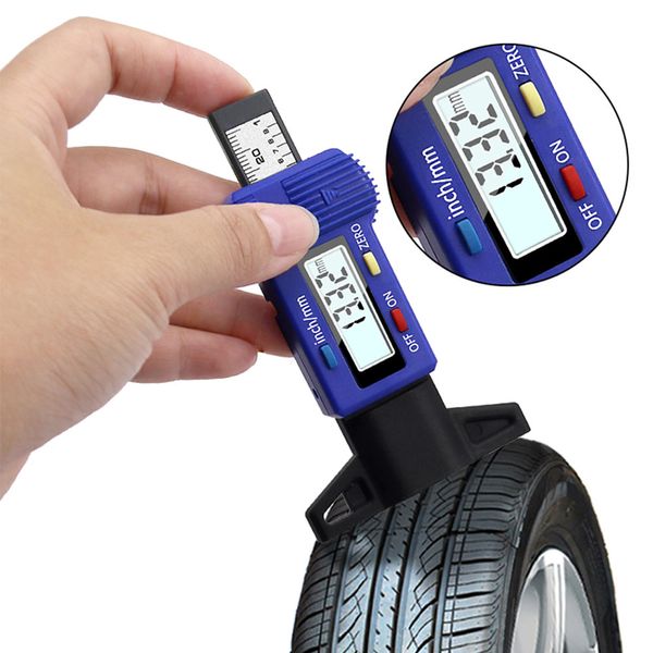 

Digital Car Tyre Tire Tread Depth Gauge Meter Measurer Tool Caliper Thickness Gauges Tread Brake Pad Shoe Tire Monitoring System
