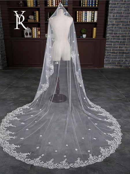 bridal veils yiliber 3 meters single layer trailing simple retro sequin lace wedding accessories soft yarn veil, Black
bridal veils yiliber 3 meters single layer trailing simple retro sequin lace wedding accessories soft yarn veil, Black