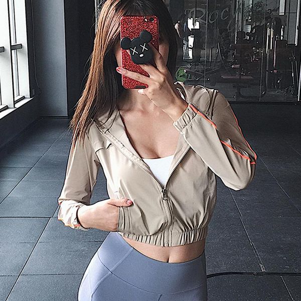 yoga outfit hooded sports women crop workout jacket zipper running fitness tracksuits training long sleeve sweatshirt
yoga outfit hooded sports women crop workout jacket zipper running fitness tracksuits training long sleeve sweatshirt