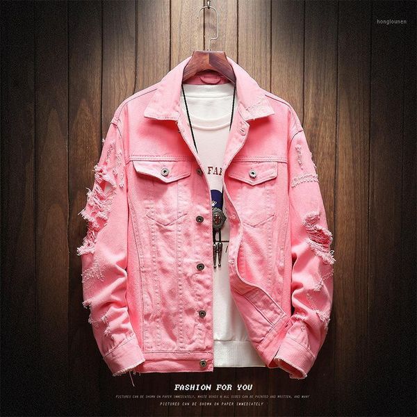 men's jackets korean style frayed denim short jacket loose pure color simple mens fashion clothing trends cn, Black;brown
men's jackets korean style frayed denim short jacket loose pure color simple mens fashion clothing trends cn, Black;brown