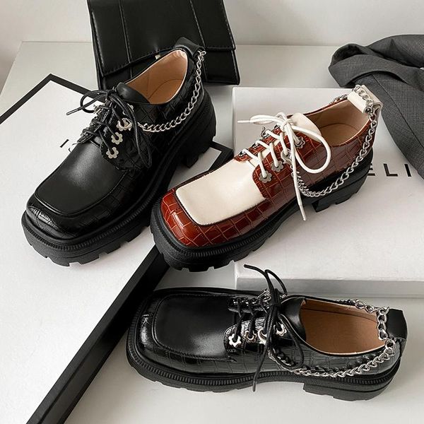 dress shoes thick bottom square toe women autumn heels pumps for lace up genuine leather shallow working basic woman, Black
dress shoes thick bottom square toe women autumn heels pumps for lace up genuine leather shallow working basic woman, Black