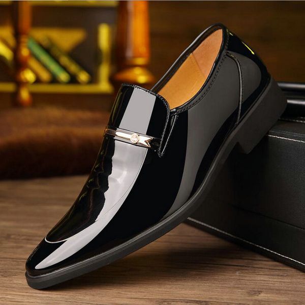men wedding dress business leather slip on shoes black brown men formal shoes pointed toe patent leather oxford wed4dress shoes
men wedding dress business leather slip on shoes black brown men formal shoes pointed toe patent leather oxford wed4dress shoes