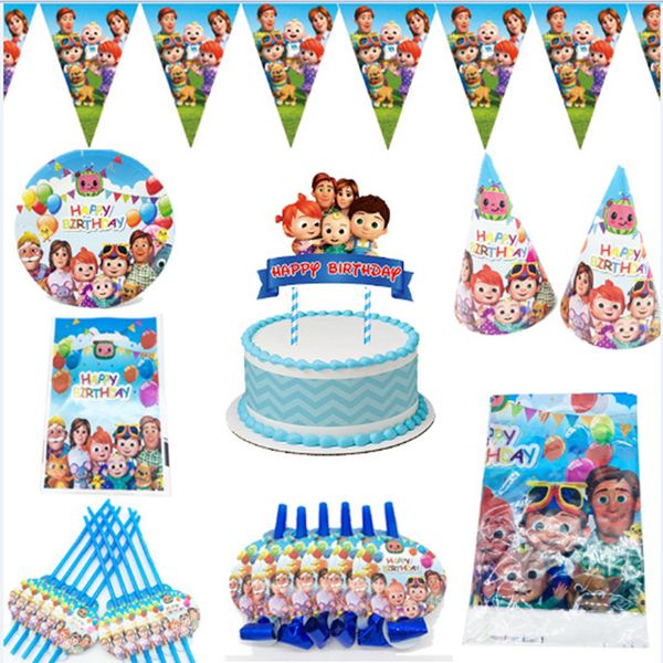 cocomelon banner - family themed tablecloth, birthday party supplies, tumblers, plates, straws, kids toys, baby gift reception decoration
cocomelon banner - family themed tablecloth, birthday party supplies, tumblers, plates, straws, kids toys, baby gift reception decoration