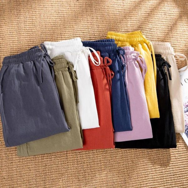 cotton linen casual pants women spring loose large size high waist straight harem lace up ankle-length sweatpants c6901 women's & capri, Black;white
cotton linen casual pants women spring loose large size high waist straight harem lace up ankle-length sweatpants c6901 women's & capri, Black;white