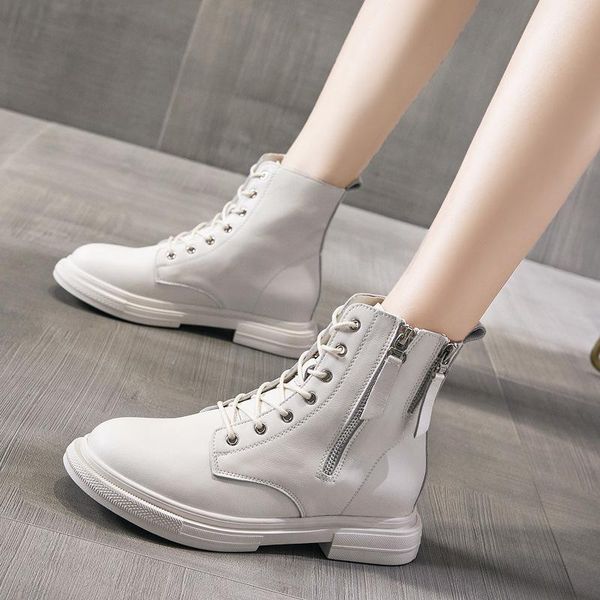 boots women's leisure genuine leather black white shoes punk nightclub dresses ankle boot bottes femme chaussure ladies botas
boots women's leisure genuine leather black white shoes punk nightclub dresses ankle boot bottes femme chaussure ladies botas