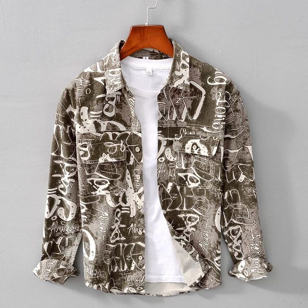 men's casual shirts designer long sleeve print cotton men brand trend italy style shirt for mens chemise camisas de hombre, White;black
men's casual shirts designer long sleeve print cotton men brand trend italy style shirt for mens chemise camisas de hombre, White;black